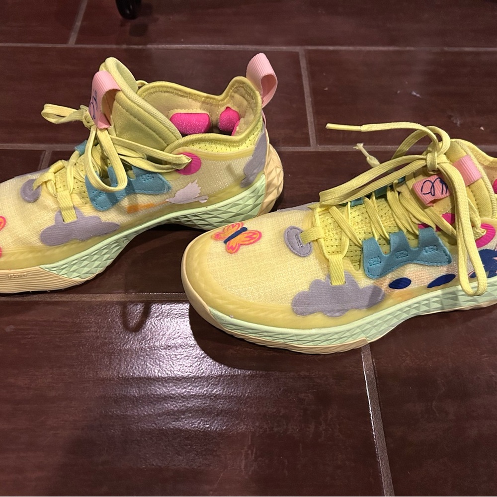 Adidas Harden Vol. 5 Futurenatural 'Solar Yellow' basketball shoe (no box)